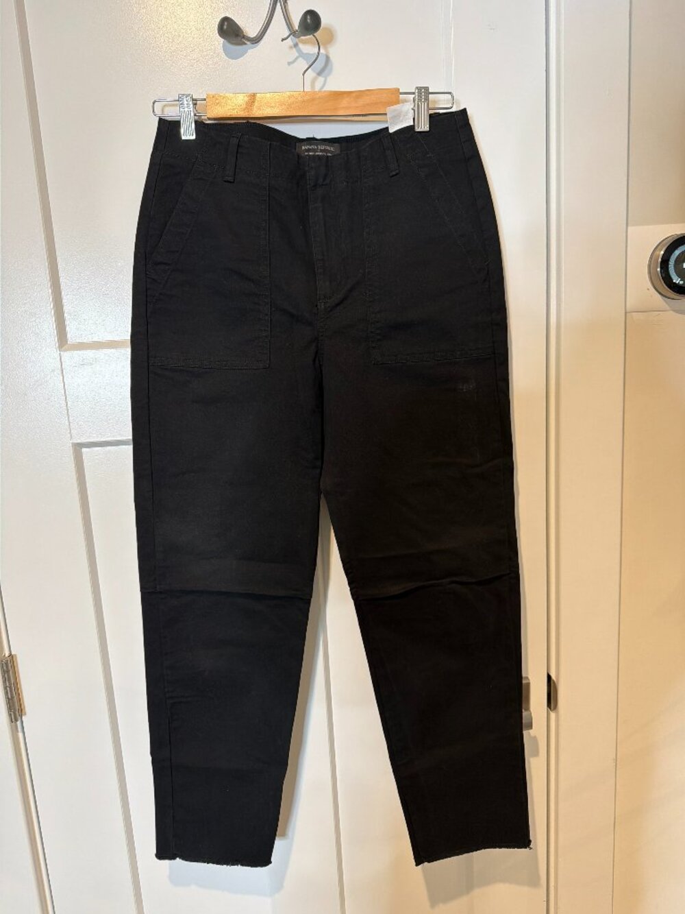 Banana Republic Authentic Girlfriend Black Chino Size 6